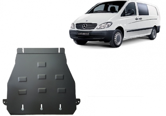 Steel gearbox guard for Mercedes Vito W639 - 2.2 D 4x2