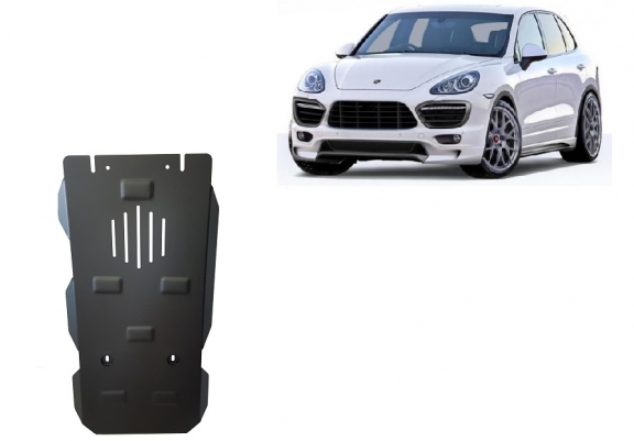 Steel manual gearbox guard for Porsche Cayenne