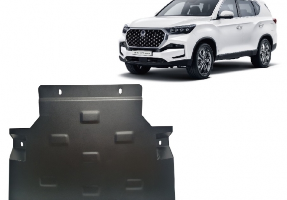 Steel gearbox guard for SsangYong Rexton