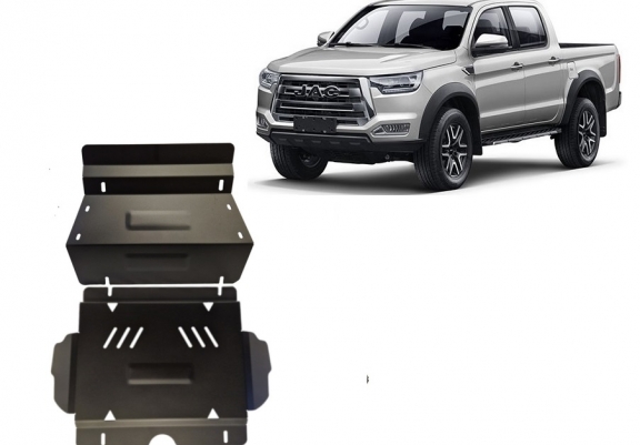Steel sump guard for Jac T8