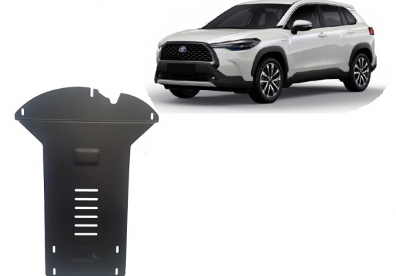 Steel catalytic converter guard/cat lock for Toyota Corolla Cross