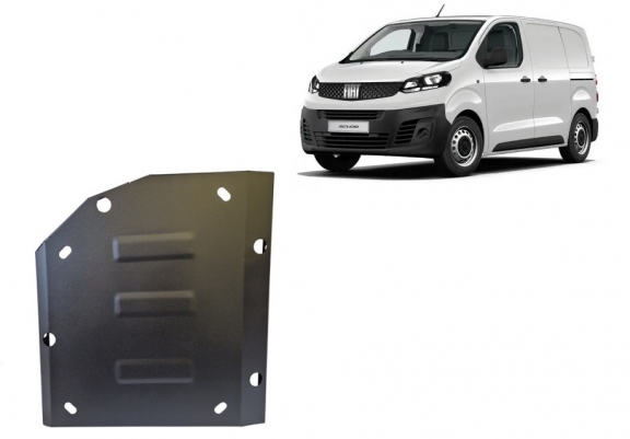 Steel AdBlue tank guard for Fiat Scudo