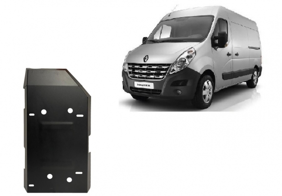 Steel AdBlue tank guard for Renault Master 3  - Model 3