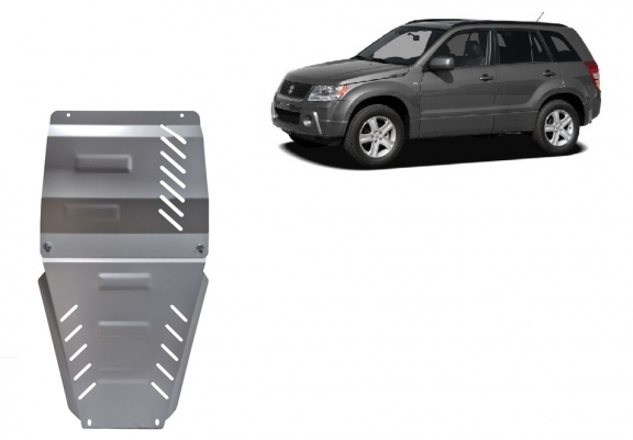 Aluminum gearbox and transfer case guard for Suzuki Grand Vitara 2