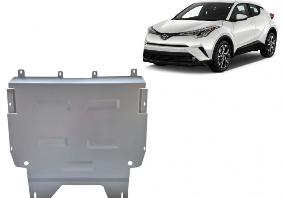 Aluminum sump guard for Toyota C-HR
