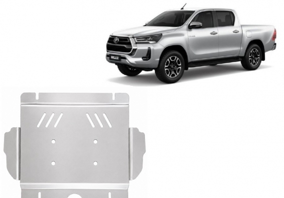 Aluminum sump guard for Toyota Hilux Invincible