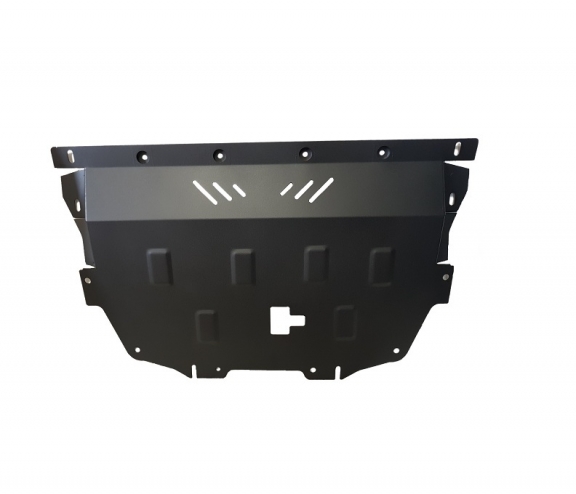Steel sump guard for Mazda 2