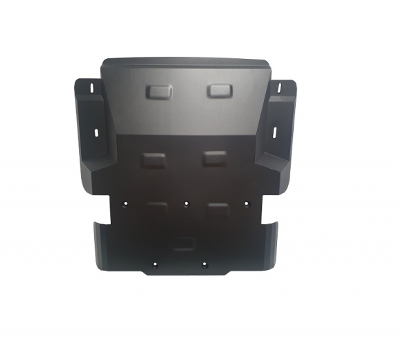 Steel sump guard for SsangYong Rexton