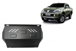 Steel radiator guard for Mitsubishi L200