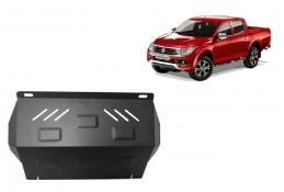 Steel radiator guard for Fiat Fullback
