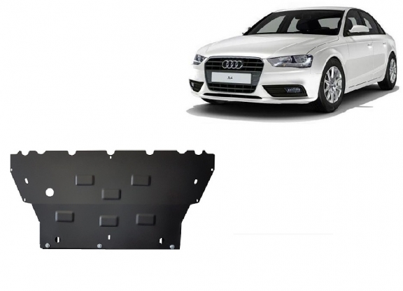 Steel sump guard for Audi A4  B9