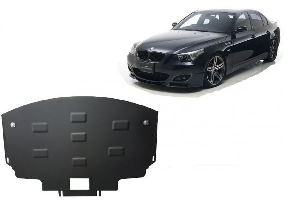 Steel sump guard for BMW Seria 5 E60/E61 standard M front bumper