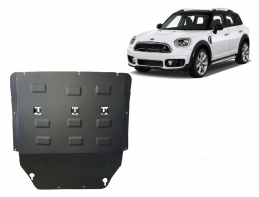 Steel sump guard for the protection of the engine and the gearbox for Mini Cooper F55/56