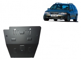 Steel sump guard for Vauxhall Vectra B