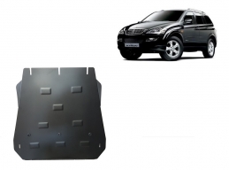 Steel gearbox guard for SsangYong Kyron