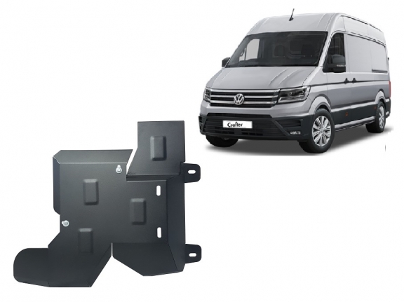 Steel AdBlue tank guard for Volkswagen Crafter / 18 L
