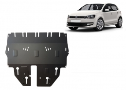 Steel sump guard for VW Polo