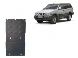 Steel gearbox guard for Nissan Terrano II 
