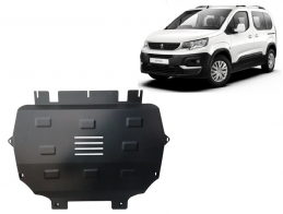Steel sump guard for Peugeot Rifter / Partner