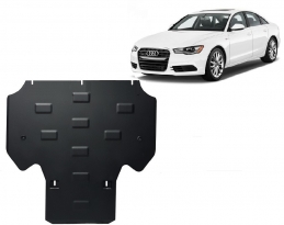 Steel gearbox guard for Audi A6
