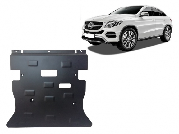 Steel sump guard for Mercedes GLE Coupe C292