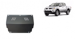 Steel guard for the protection of  radiator for Mitsubishi L 200