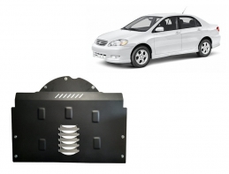 Steel catalytic converter guard/cat lock for Toyota Corolla