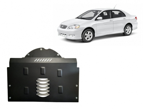 Steel catalytic converter guard/cat lock for Toyota Corolla