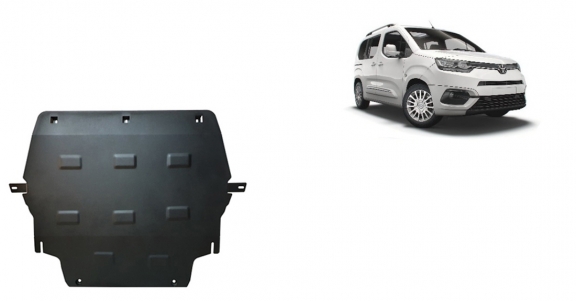 Steel sump guard for Toyota Proace Verso