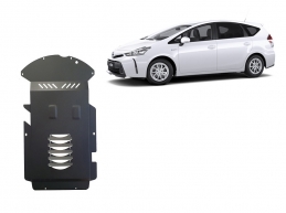 Steel catalytic converter guard/cat lock for Toyota Prius 3+