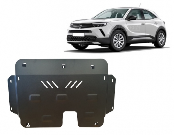 Steel sump guard for Vauxhall Mokka B