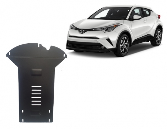 Steel catalytic converter guard/cat lock for Toyota C-HR