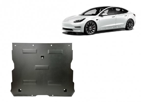 Front electric motor guard for Tesla Model 3 AWD