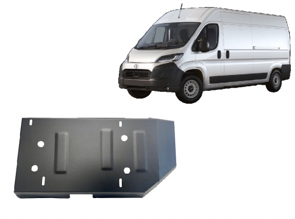Steel AdBlue tank guard for Toyota Proace Max