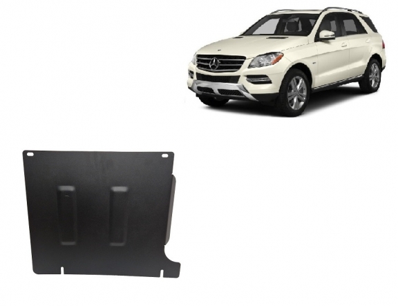 Steel gearbox guard for Mercedes ML W166