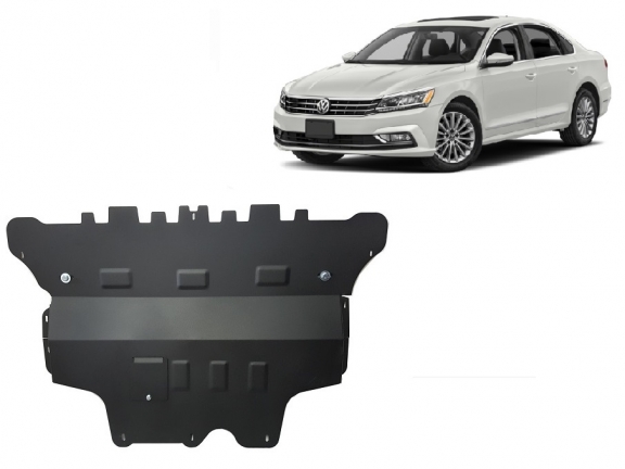 Steel sump guard for VW Passat Alltrack - manual gearbox