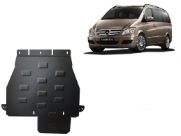 Steel gearbox guard for Mercedes Viano W639 - 4x4 -automatic gearbox
