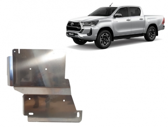 Aluminum differential guard for Toyota Hilux Invincible
