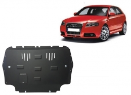 Steel sump guard for Audi A3