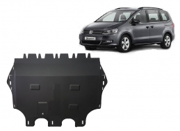 Steel sump guard for Volkswagen Sharan