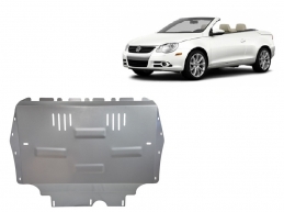 Aluminum sump guard for VW Eos