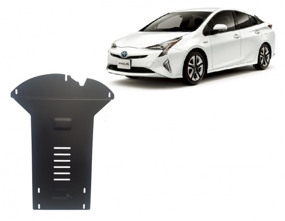 Steel catalytic converter guard/cat lock for Toyota Prius