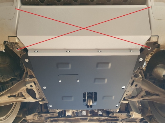 Steel sump guard for Dacia Duster 4x4 - promotional package