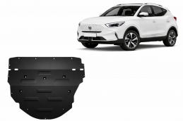 Steel sump guard for MG ZS EV
