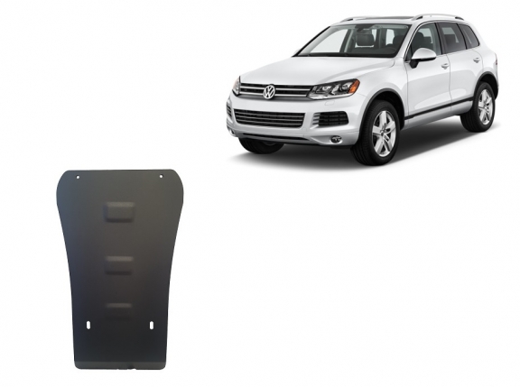 Steel gearbox guard for VW Touareg 7P