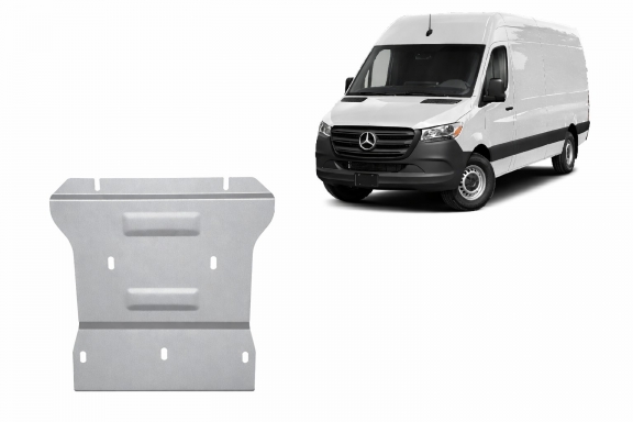 Aluminum gearbox guard for Mercedes Sprinter 4x4