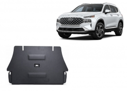 Catalytic converter guard for Hyundai Santa Fe