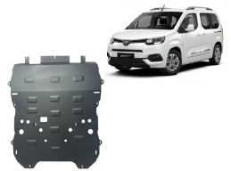 Steel sump guard for Toyota Proace City Verso