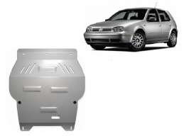 Aluminum sump guard for Volkswagen Golf 4