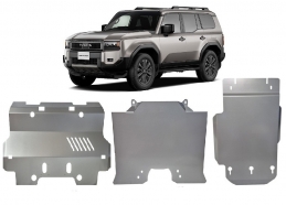 Aluminium sump guard for Toyota Land Cruiser - promotional package